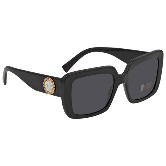 Womens Versace Sunglasses Medusa Crystal Black